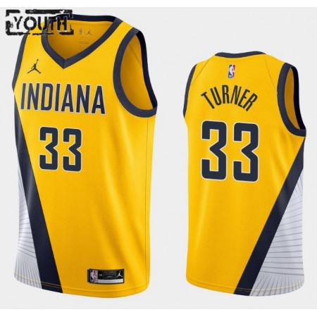 Dres Indiana Pacers Myles Turner 33 2020-21 Jordan Brand Statement Edition Swingman - Dječji